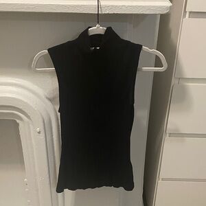 Elegant Black Sleeveless Top Alexander